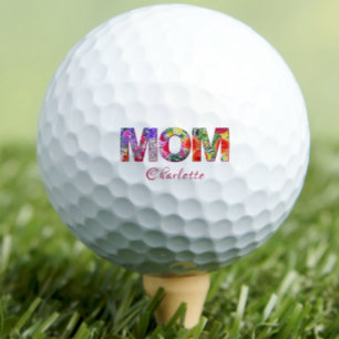 Balles De Golf Meilleure maman Fleurs de la Fête des Mères audaci