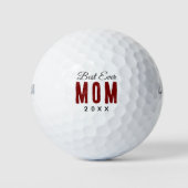Balles De Golf Meilleure Maman Jamais Depuis 20XX Moderne Simple  (Devant)