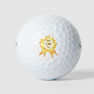 Balles De Golf Meilleure maman jamais Golden Lauréat du prix ruba