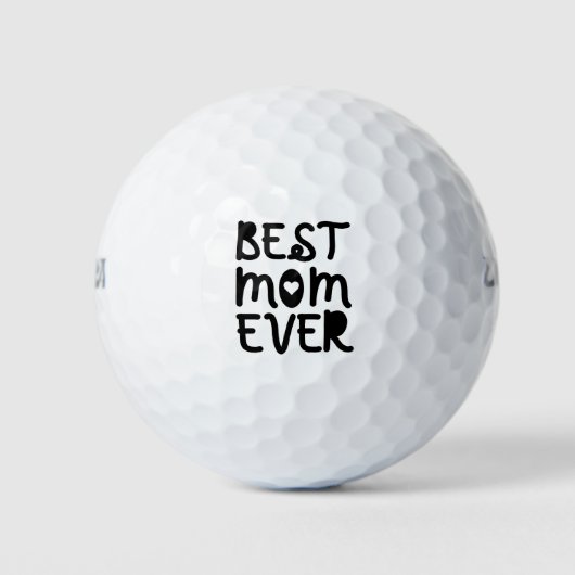 Balles De Golf Meilleure Maman Jour des Mères (Devant)