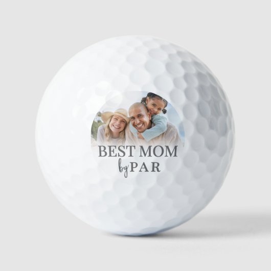 Balles De Golf Meilleure Maman Par Photo Mère (Recto)