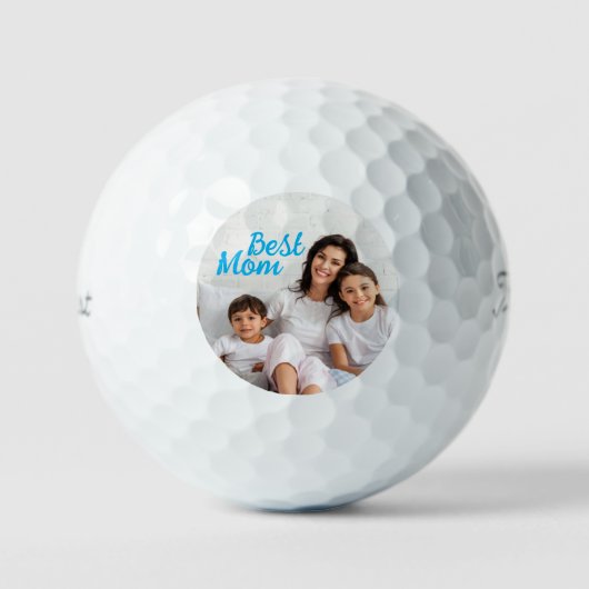 Balles De Golf Meilleure maman Photo Balls de golf (Recto)