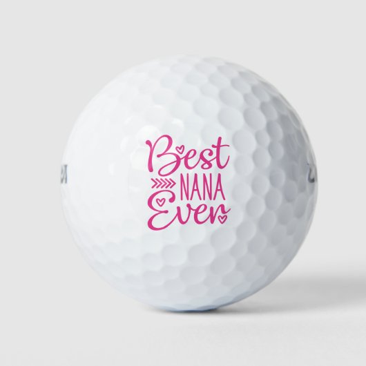 Balles De Golf Meilleure Mémé du Monde (Devant)