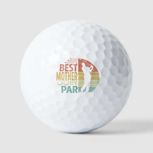 Balles De Golf Meilleure MÈRE Par Golf Golfeur (Recto)