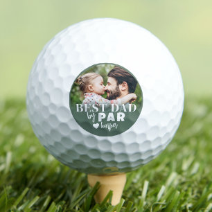 Balles De Golf Meilleure Photo Verte Papa