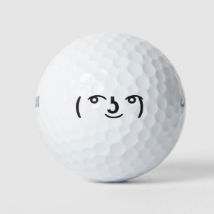 Balles De Golf Mèmes faciaux Lenny ( % 020͡° % 0020͜ % 000͡° Text
