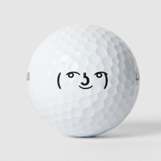 Balles De Golf Mèmes faciaux Lenny ( ％ 020͡° ％ 0020͜ ％ 000͡° Text (Devant)