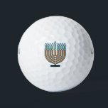 Balles De Golf Menorah<br><div class="desc">Menorah pour Hannukah</div>