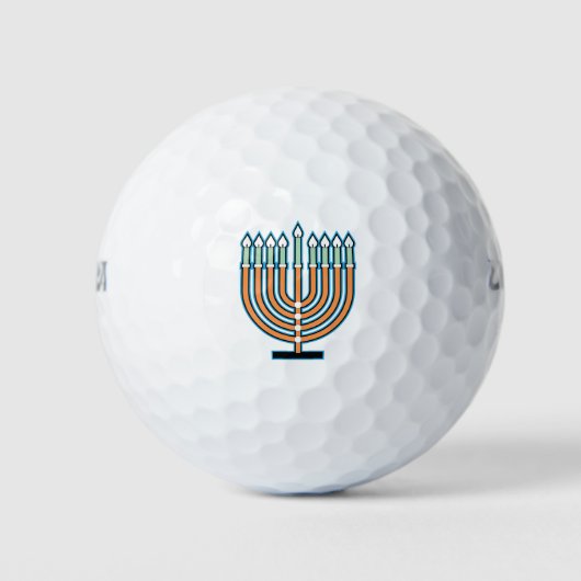 Balles De Golf Menorah (Devant)