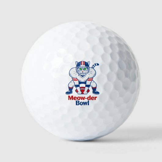 Balles De Golf Meow-der Bowl (Recto)