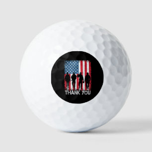 Balles De Golf Merci patriotique du drapeau américain