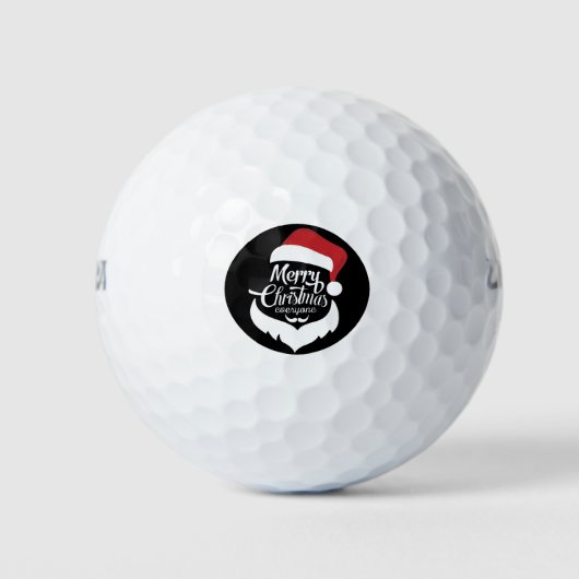 Balles De Golf Merry Christmas (Devant)