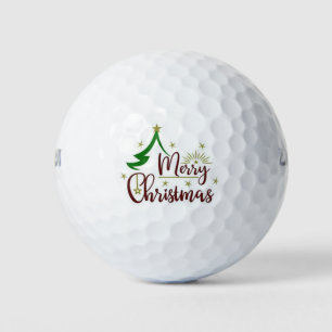 BALLES DE GOLF **MERRY CHRISTMAS** GOLF BALL