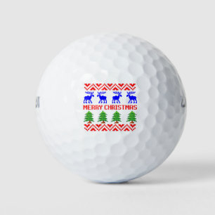 Balles De Golf Merry Christmas Ugly Sweater