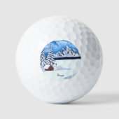 Balles De Golf Merveille d'hiver (Recto)