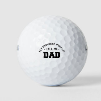 Balles De Golf Mes gens préférés m'appellent papa