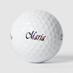 Balles De Golf Mesdames, Appelées Maria,