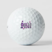 Balles De Golf Mesdames appelées Susan, (Recto)
