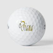 Balles De Golf Mesdames Diana, (Devant)