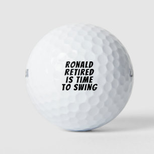 Balles De Golf Message amusant Nom personnalisé Boules de golf
