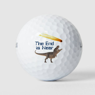 Balles De Golf Meteor Dinosaur End Est Près D'Une Catastrophe