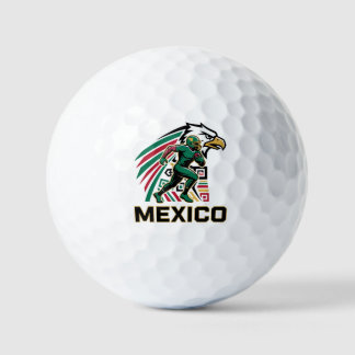 Balles De Golf Mexico Football Eagle National Pride Action Art