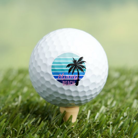 Balles De Golf Miami Beach (T-shirt Insitu)