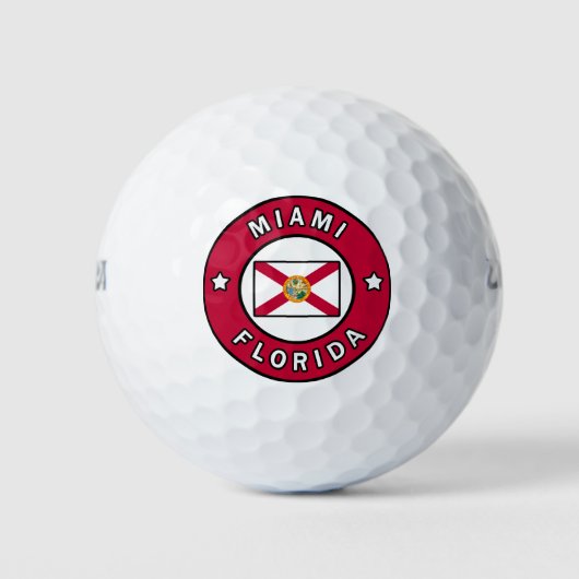 Balles De Golf Miami Floride (Devant)