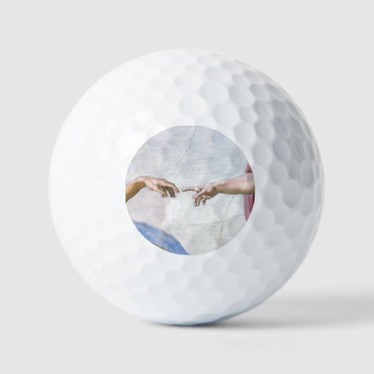 Balles De Golf Michelangelo - Création d'Adam Isolé (Recto)