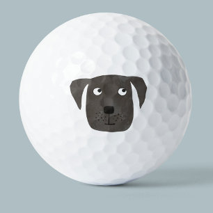 Balles De Golf Mignonne Black Labrador Retriever Chien
