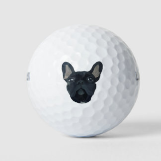 Balles De Golf Mignonne face de bulldog frenchie