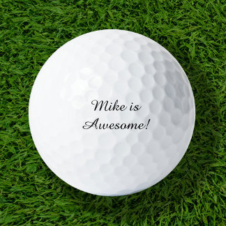 Balles De Golf Mike est génial Balls de Golf
