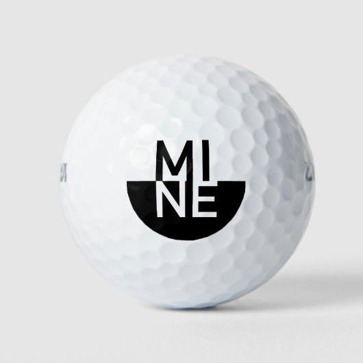 BALLES DE GOLF MINE (Devant)