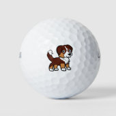 Balles De Golf Miniature American Shepherd Red Tri avec queue (Devant)
