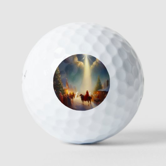 Balles De Golf Miracle de Noël (4) (Devant)