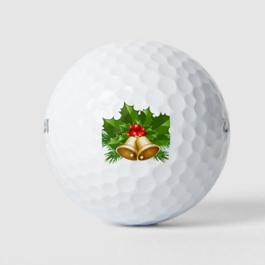 Balles De Golf Mistletoe Bells (Devant)