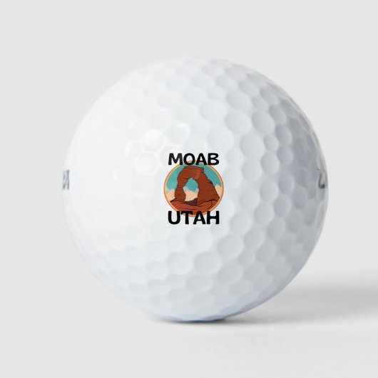 BALLES DE GOLF MOAB UTAH (Devant)