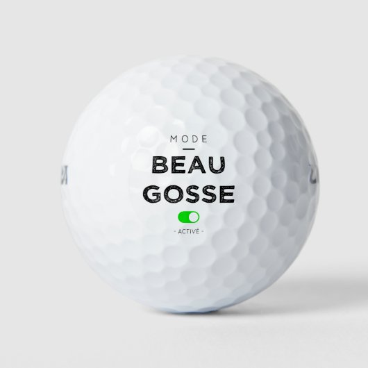 Balles De Golf Mode beau gosse (Devant)