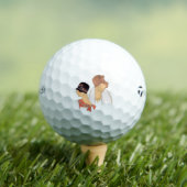 Balles De Golf Mode femme des années 1920 (T-shirt Insitu)