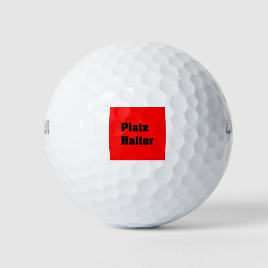 Balles De Golf modèle (Devant)