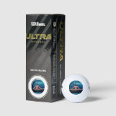 Balles De Golf Modèle de condition physique féminine Split Thunde (Emballage)