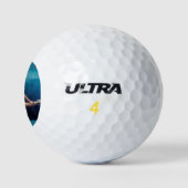 Balles De Golf Modèle de condition physique féminine Split Thunde (Logo)