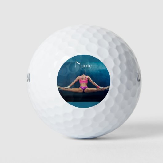 Balles De Golf Modèle de condition physique féminine Split Thunde (Devant)