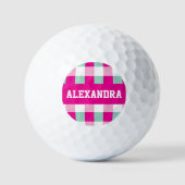 Balles De Golf Modèle de nom (Recto)