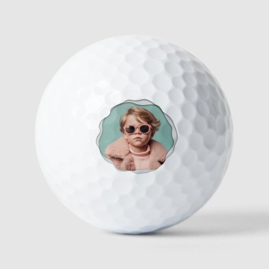 Balles De Golf Modèle de photo moderne (Recto)