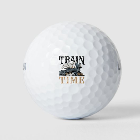 Balles De Golf Modèle de temps ferroviaire Hobbyiste ferroviaire (Devant)
