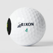 BALLES DE GOLF MODÈLE DE TEXTE D'IMAGE NOIRE SIMPLE ET MODERNE (Logo)