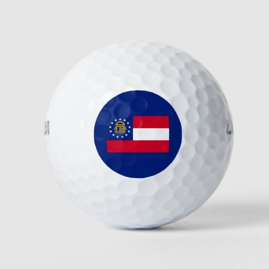 Balles De Golf Modèle du drapeau de l'État de Géorgie (Devant)