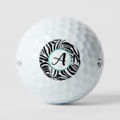 Balles De Golf Modèle Zebra (Recto)