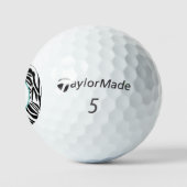 Balles De Golf Modèle Zebra (Logo)